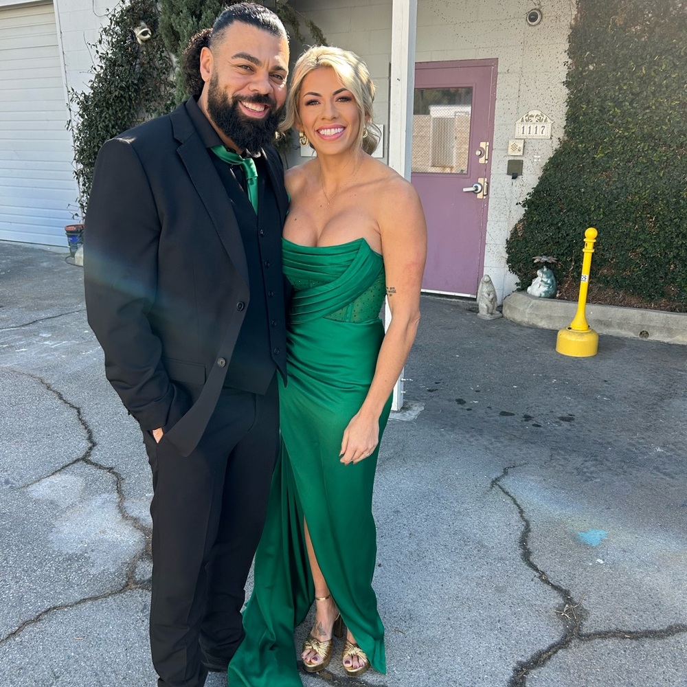 Elegant Green Evening Gown